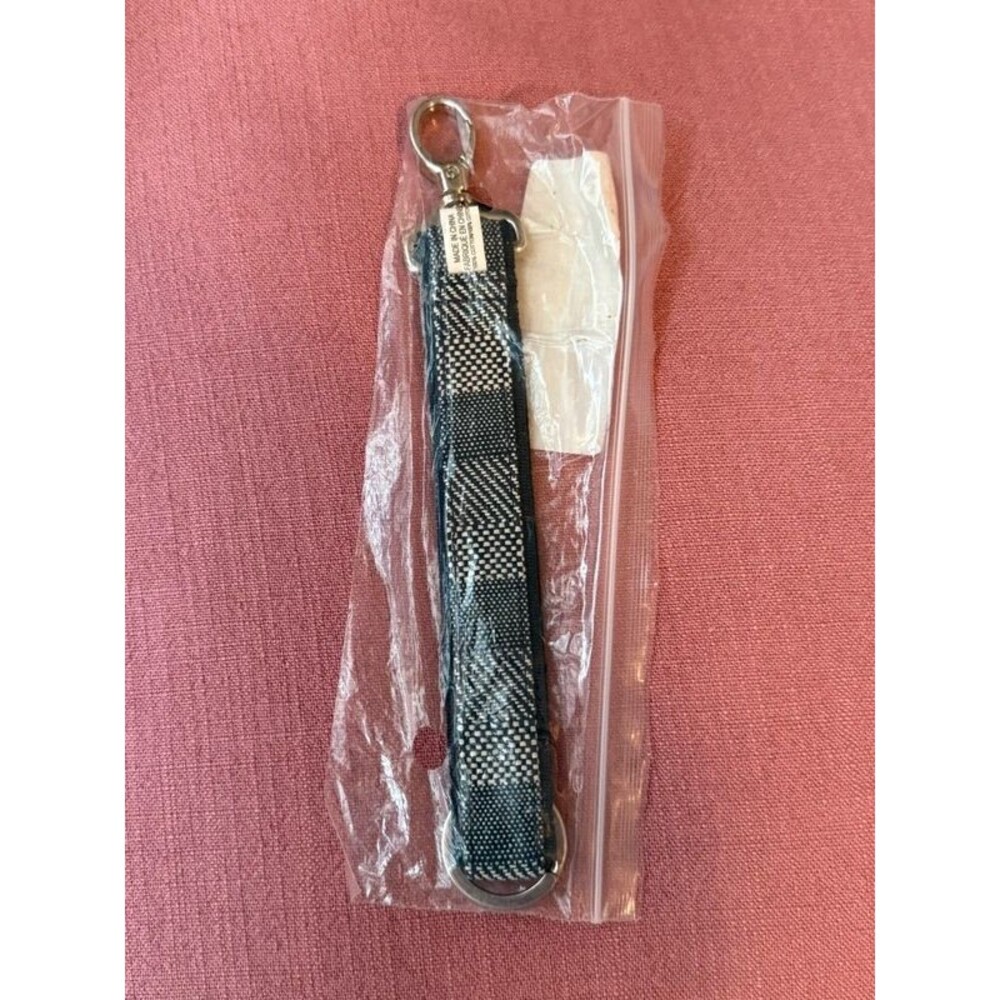 NWT Thirty One Woven Stripe Hang It Up Keychain